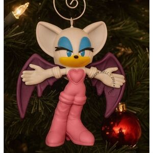 OOAK Rouge The Bat Sonic Holiday Christmas Tree Ornament
